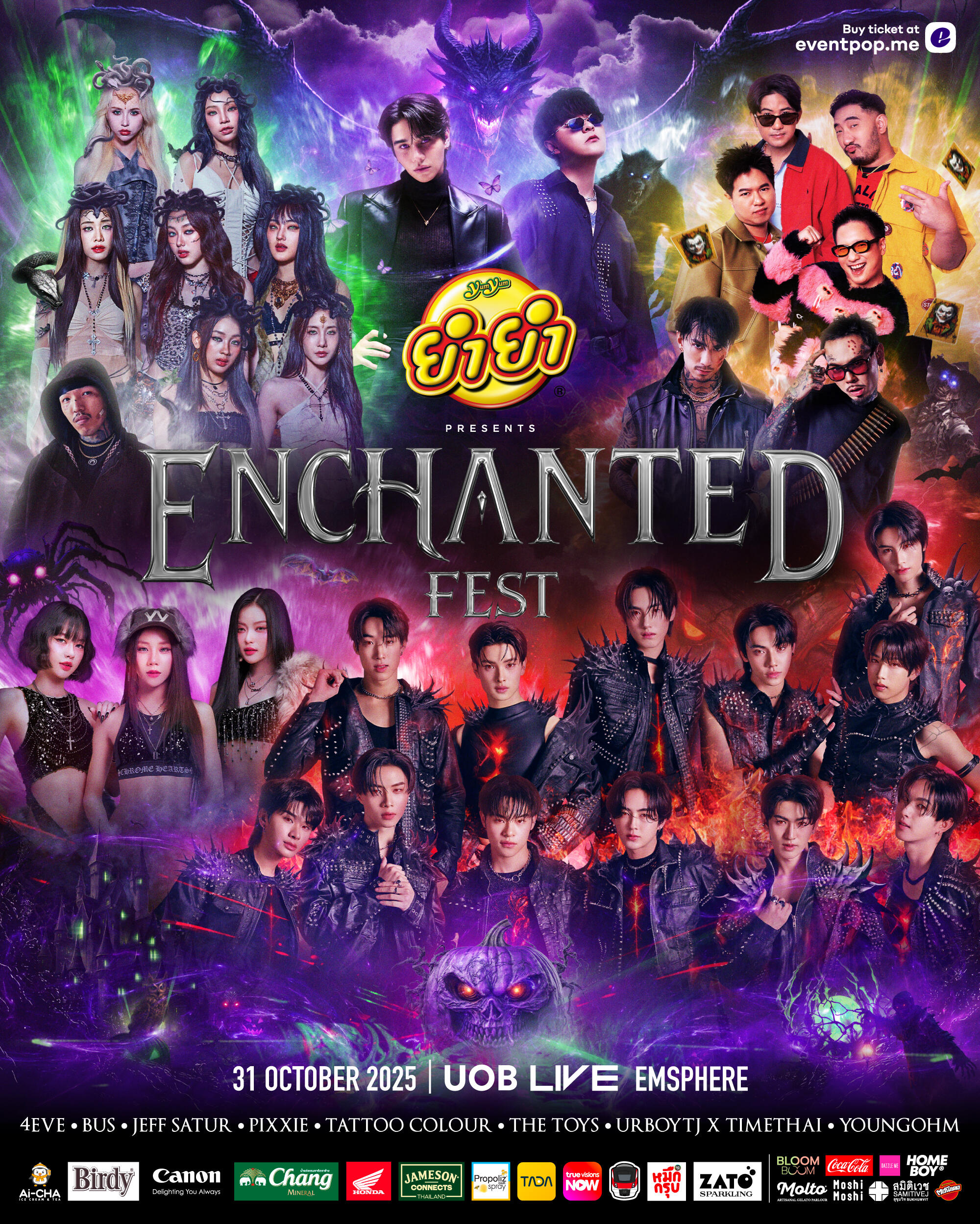 Enchanted Fest 2025 Artists Artist lineup at Enchanted Fest 2025